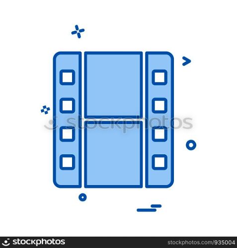 Film icon design vector