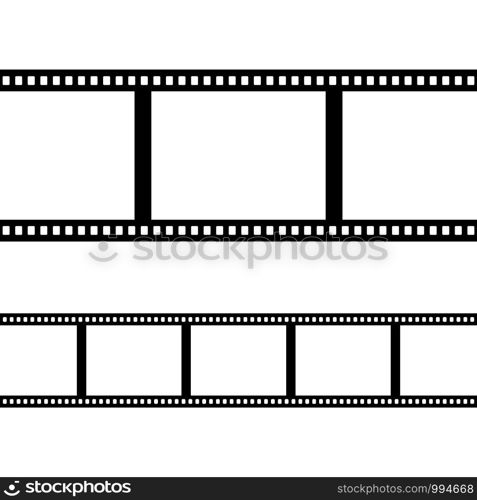 Film line isolated on white background. Vector. Film line