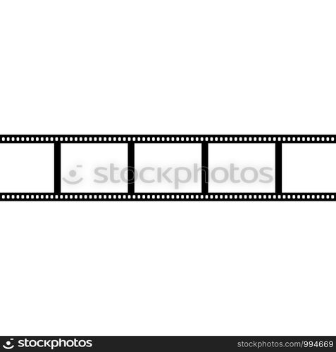 Film line isolated on white background. Vector. Film line