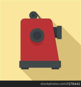 Film projector icon. Flat illustration of film projector vector icon for web design. Film projector icon, flat style