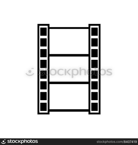 Film strip icon vector design template.