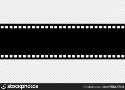Film strip template vector illustration . Template for your design. Film strip Template