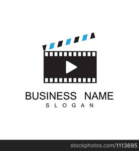 filmstrip Logo Template vector illustration design