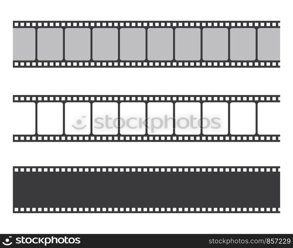 filmstrip vector illustration design template