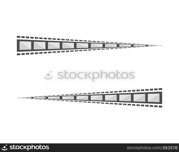 filmstrip vector template illustration design