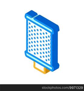 filter air cleaning machine part isometric icon vector. filter air cleaning machine part sign. isolated symbol illustration. filter air cleaning machine part isometric icon vector illustration