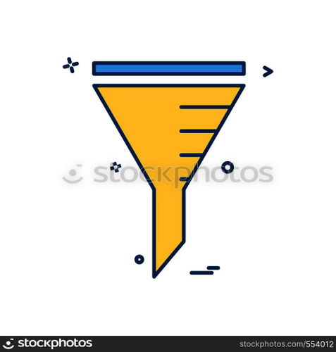 filter icon vector design