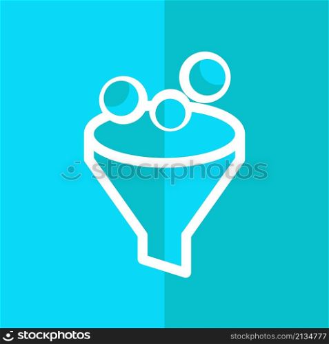 filter icon vector design templates white on background