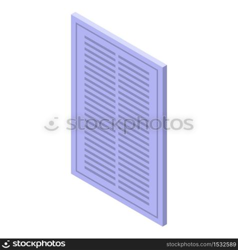 Filter ventilation icon. Isometric of filter ventilation vector icon for web design isolated on white background. Filter ventilation icon, isometric style