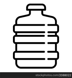 Filtered water bottle icon. Outline filtered water bottle vector icon for web design isolated on white background. Filtered water bottle icon, outline style