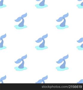 Fin of dolphin pattern seamless background texture repeat wallpaper geometric vector. Fin of dolphin pattern seamless vector
