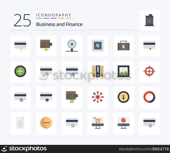 Finance 25 Flat Color icon pack including payments. finance. finance. dollar. safe