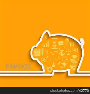 Finance and business concept. Vector Illustration eps10. Finance and business concept.