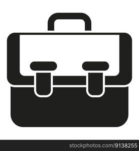 Finance bag icon simple vector. Business research. Market report. Finance bag icon simple vector. Business research