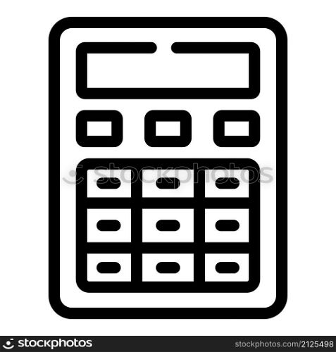 Finance calculator icon outline vector. Finance strategy. Corporate teamwork. Finance calculator icon outline vector. Finance strategy