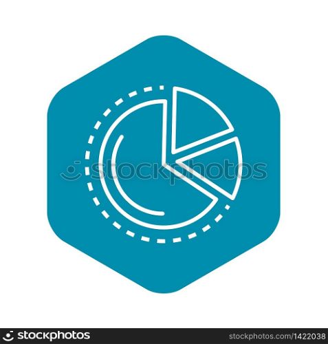 Finance diagram icon. Outline finance diagram vector icon for web design isolated on white background. Finance diagram icon, outline style