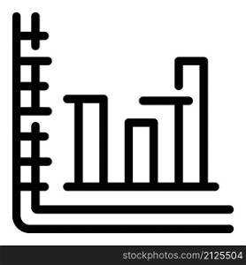 Finance graph chart icon outline vector. Team paper. Office technology. Finance graph chart icon outline vector. Team paper