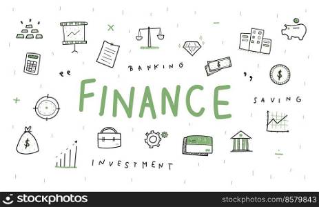 finance investment financial illustration