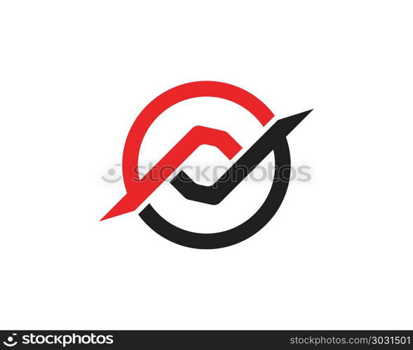 finance logo and symbols vector concept illustration vector. finance logo and symbols vector concept illustration