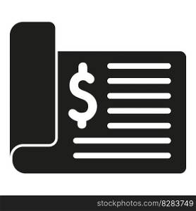 Finance papers icon simple vector. Bank money. Coin deposit. Finance papers icon simple vector. Bank money
