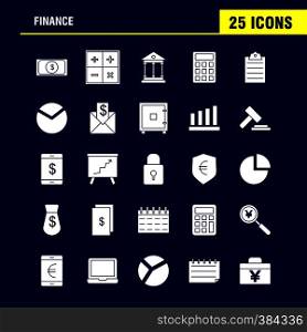 Finance Solid Glyph Icons Set For Infographics, Mobile UX/UI Kit And Print Design. Include: Dollar, Coin, Money, Flower, Sale, Cloud, Discount, Sale Collection Modern Infographic Logo and Pictogram. - Vector