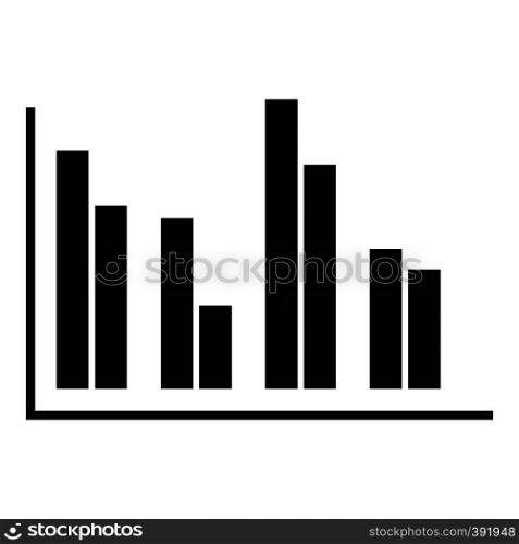 Financial analysis chart icon. Simple illustration of financial analysis chart vector icon for web design. Financial analysis chart icon, simple style