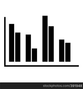 Financial analysis chart icon. Simple illustration of financial analysis chart vector icon for web design. Financial analysis chart icon, simple style
