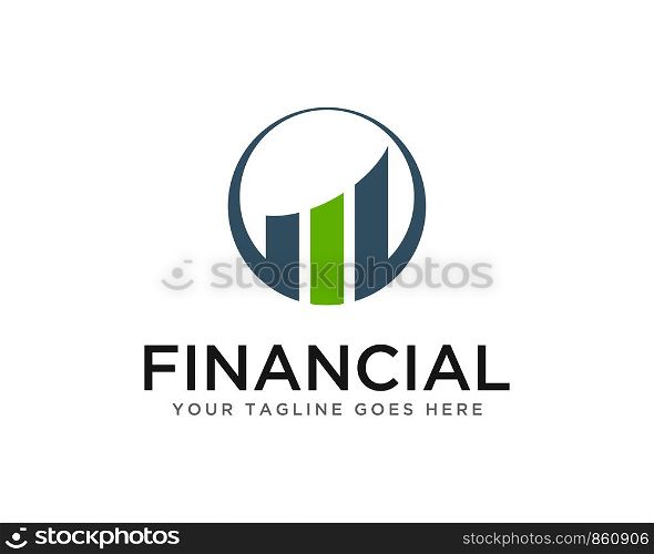 Financial Business Logo Template Vector