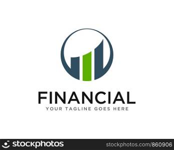 Financial Business Logo Template Vector