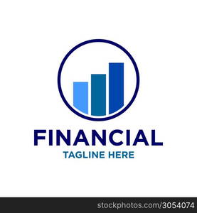 Financial Logo Design Template Vector