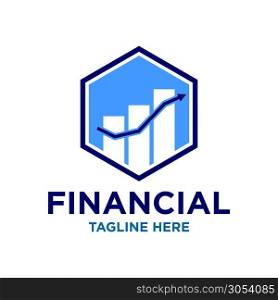 Financial Logo Design Template Vector