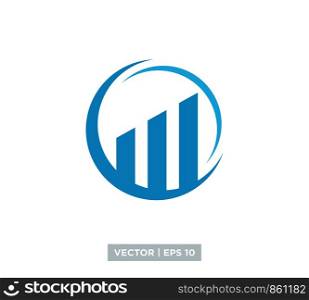 Financial Logo Icon Vector Illustration