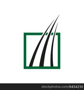 Financial logo in green to≠. Vector illustration. Eps 10. Stock ima≥.. Financial logo in green to≠. Vector illustration. Eps 10.