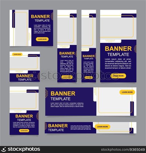 Financial management service for business web banner design template. Vector flyer with text space. Advertising placard with customized copyspace. Printable poster for advertising. Arial font used. Financial management service for business web banner design template