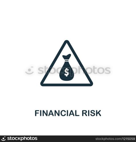 Financial Risk icon. Creative element design from risk management icons collection. Pixel perfect Financial Risk icon for web design, apps, software, print usage.. Financial Risk icon. Creative element design from risk management icons collection. Pixel perfect Financial Risk icon for web design, apps, software, print usage
