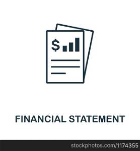 Financial Statement vector icon illustration. Creative sign from investment icons collection. Filled flat Financial Statement icon for computer and mobile. Symbol, logo vector graphics.. Financial Statement vector icon symbol. Creative sign from investment icons collection. Filled flat Financial Statement icon for computer and mobile