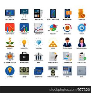 Financial , Thin Line and Pixel Perfect Icons