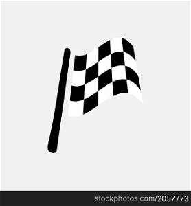 finish flag icon vector illustration