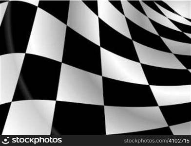 Finishing checkered flag style background with abstract squares