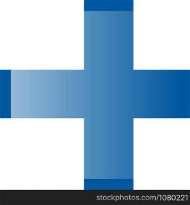 Finland flag, official colors and proportion correctly. National Finland flag. Flat