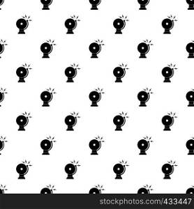 Fire alarm pattern seamless in simple style vector illustration. Fire alarm pattern vector