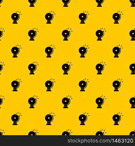 Fire alarm pattern seamless vector repeat geometric yellow for any design. Fire alarm pattern vector