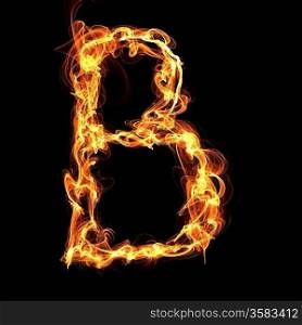 fire alphabet letter