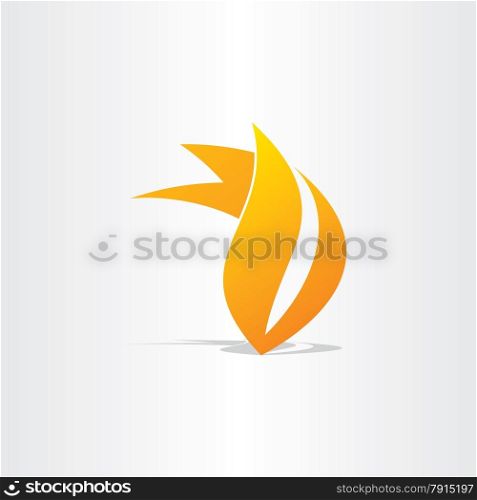 fire burn symbol design sign danger icon