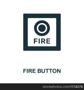 Fire Button icon. Creative element design from fire safety icons collection. Pixel perfect Fire Button icon for web design, apps, software, print usage.. Fire Button icon. Creative element design from fire safety icons collection. Pixel perfect Fire Button icon for web design, apps, software, print usage