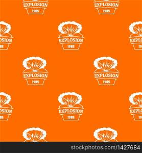 Fire explosion pattern vector orange for any web design best. Fire explosion pattern vector orange