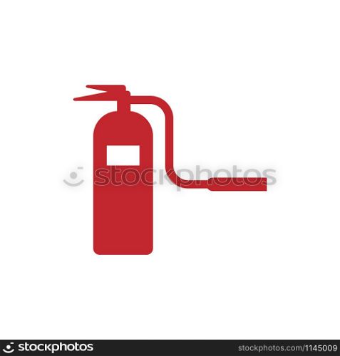 Fire extinguisher icon design template vector isolated illustration. Fire extinguisher icon design template vector isolated