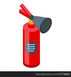 Fire extinguisher icon. Isometric of Fire extinguisher vector icon for web design isolated on white background. Fire extinguisher icon, isometric style