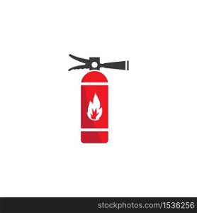 fire extinguisher icon vector flat design