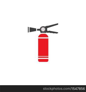 fire extinguisher icon vector illustration Template